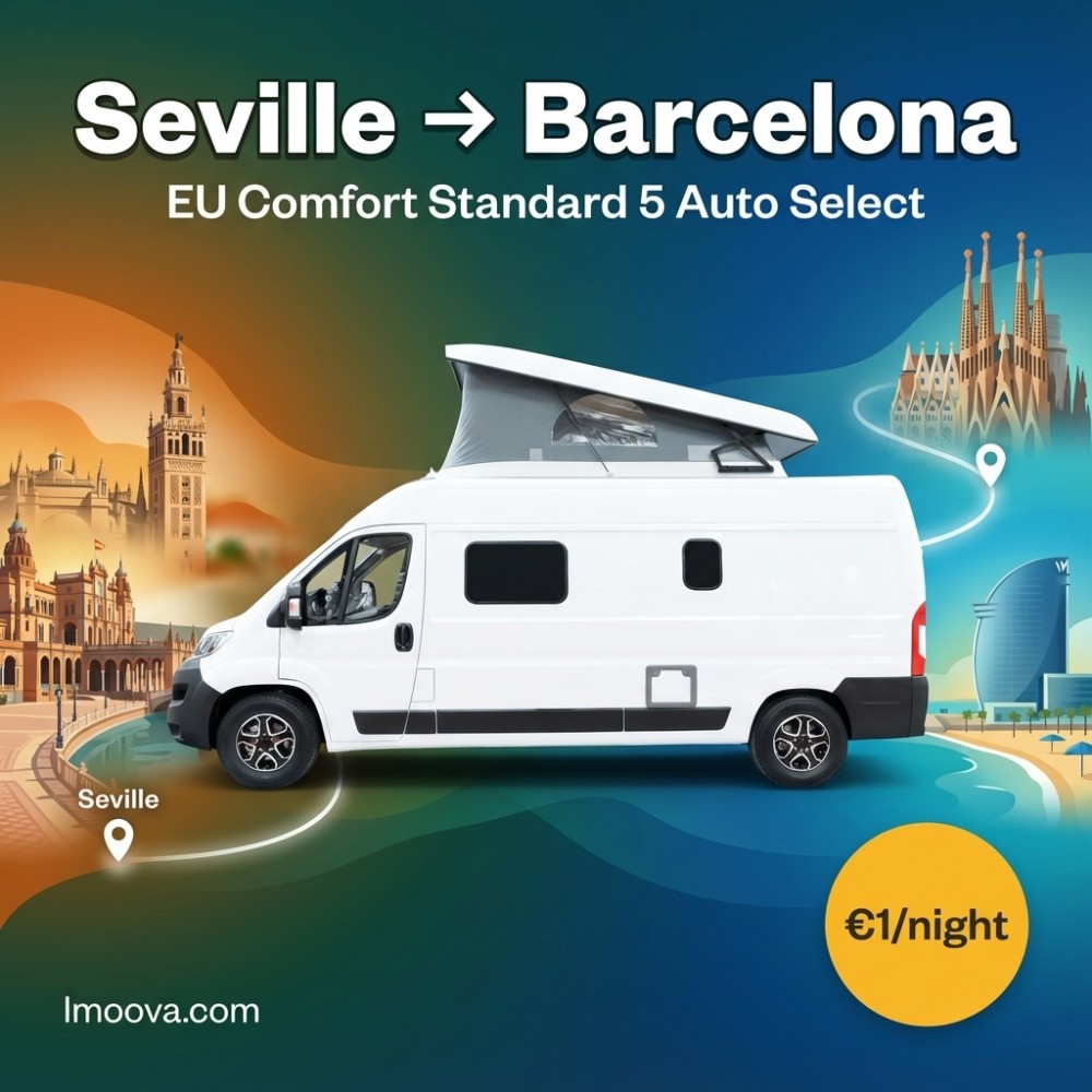 EU Comfort Standard 5 Auto Select available for relocation from Seville to Barcelona