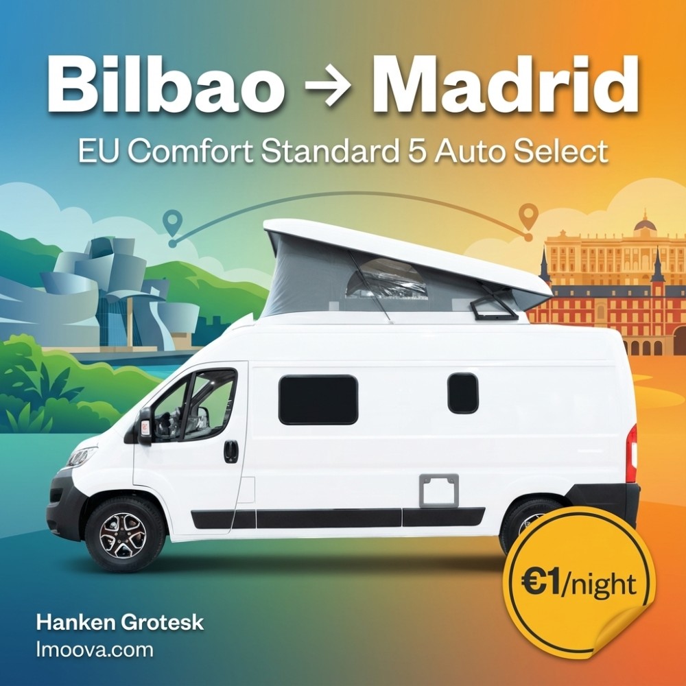 EU Comfort Standard 5 Auto Select available for relocation from Bilbao to Madrid