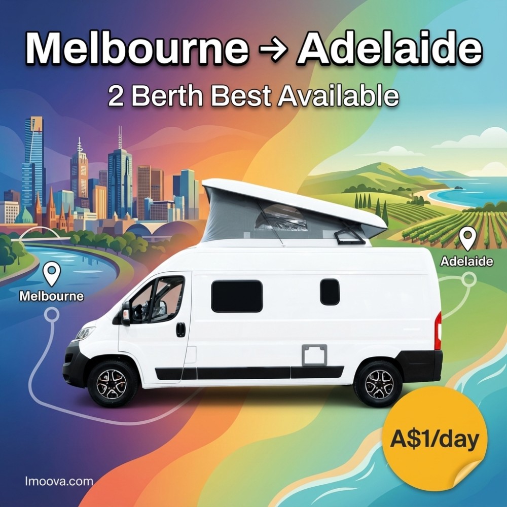 2 Berth Best Available available for relocation from Melbourne to Adelaide