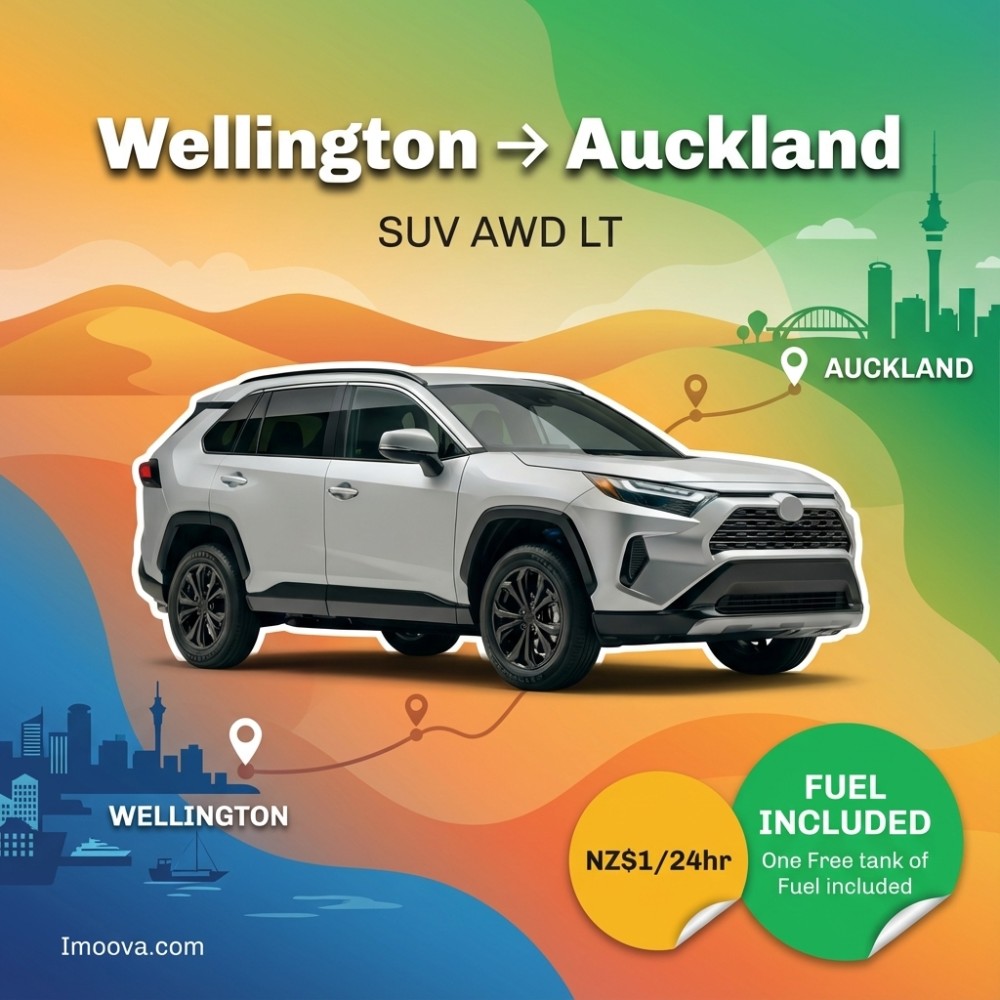 SUV AWD LT - Wellington to Auckland