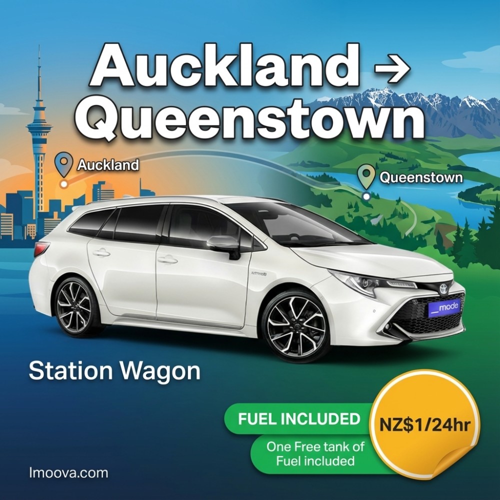 Station Wagon - Auckland to Queenstown