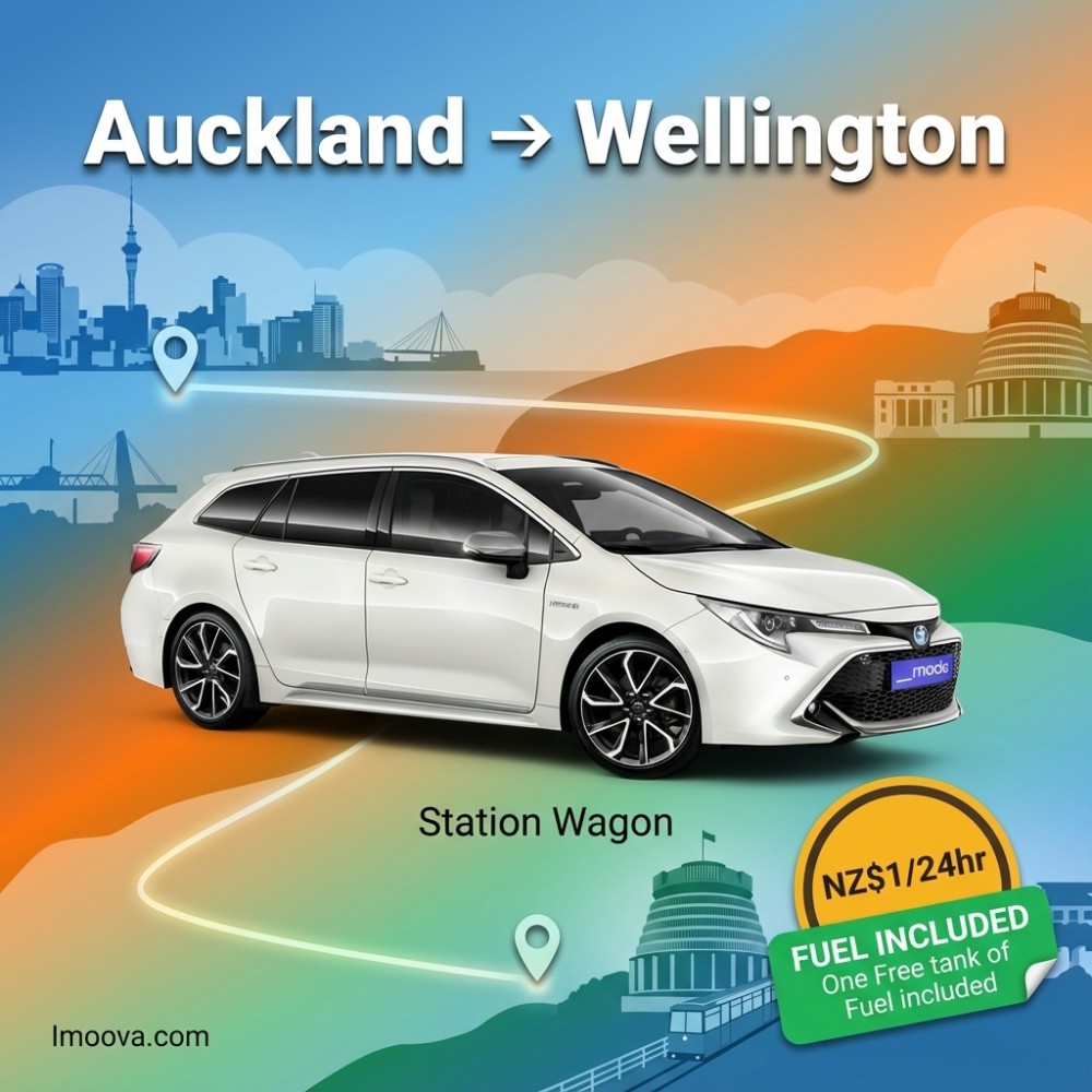 Station Wagon available for relocation from Auckland to Wellington