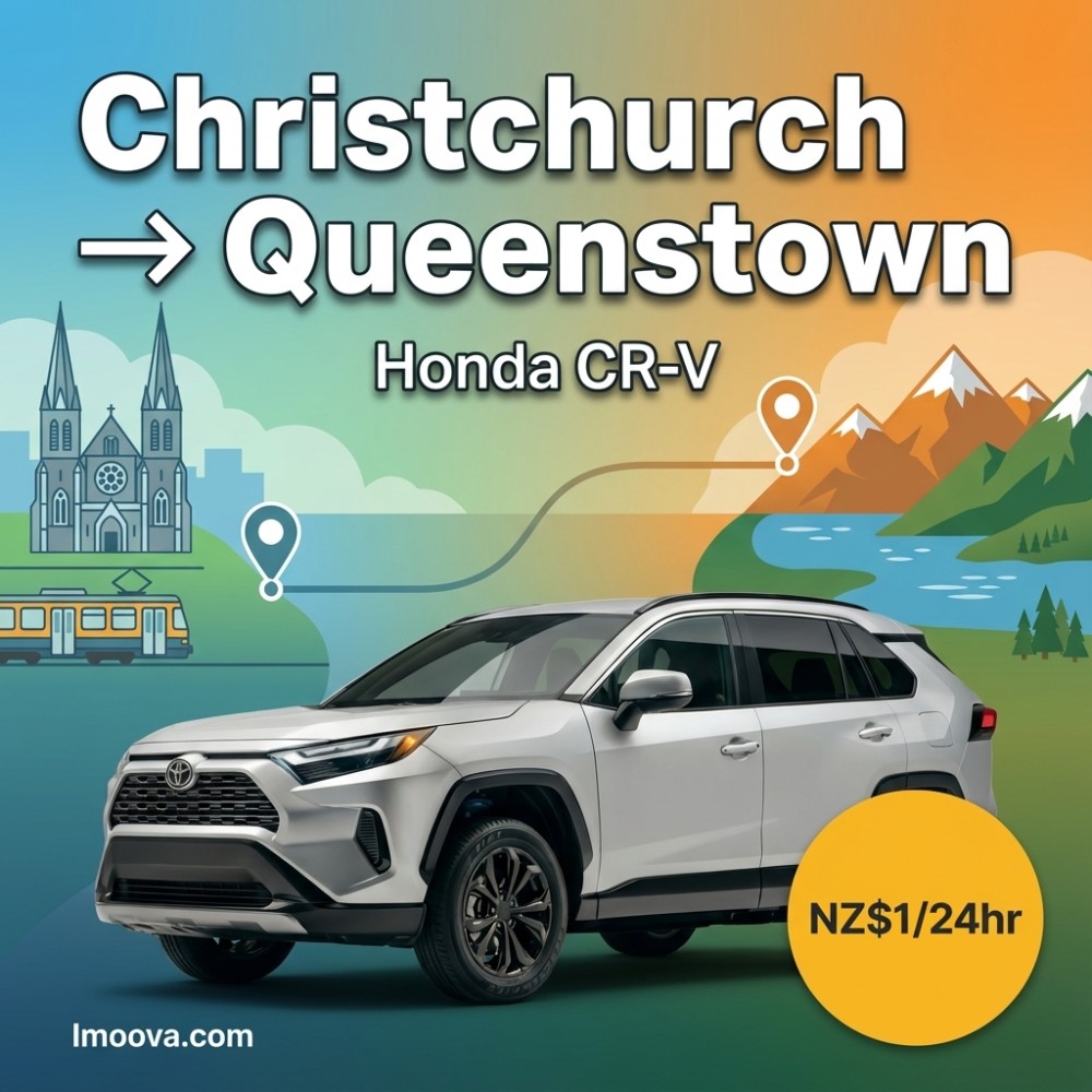 Honda CR-V - Christchurch to Queenstown