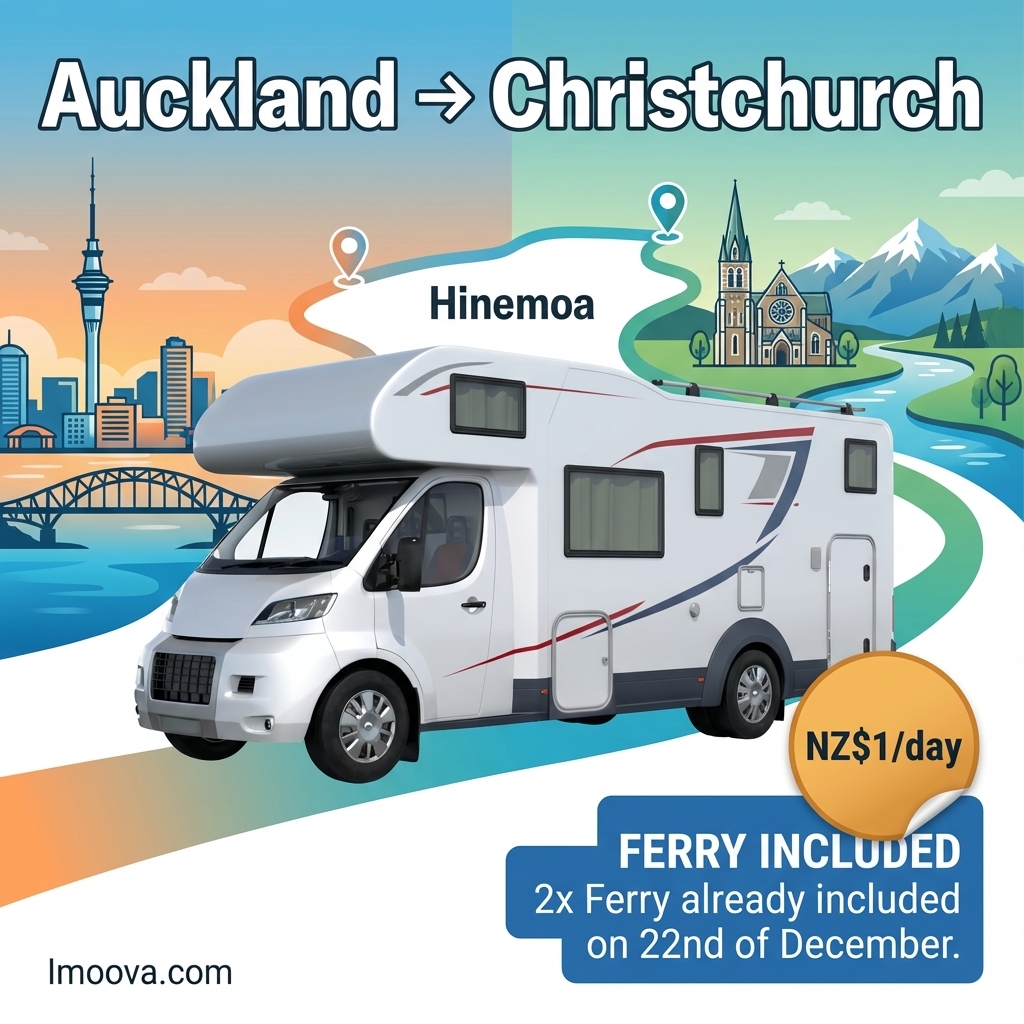 Hinemoa - Auckland to Christchurch
