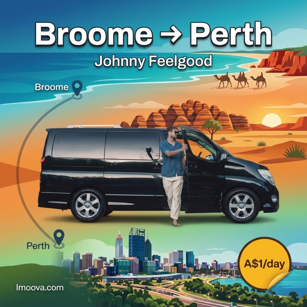 Johnny Feelgood available for relocation from Broome to Perth