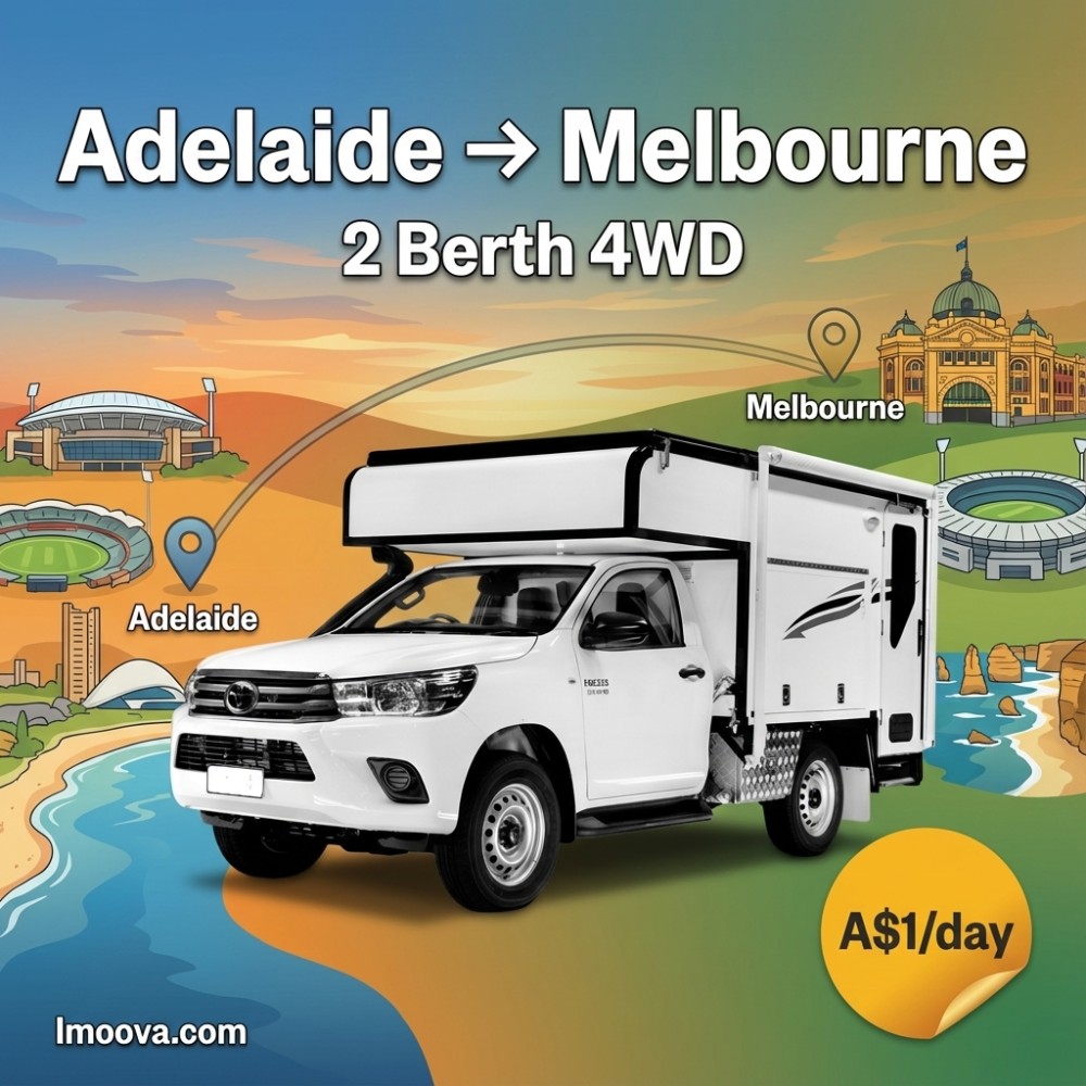 2 Berth 4WD - Adelaide to Melbourne