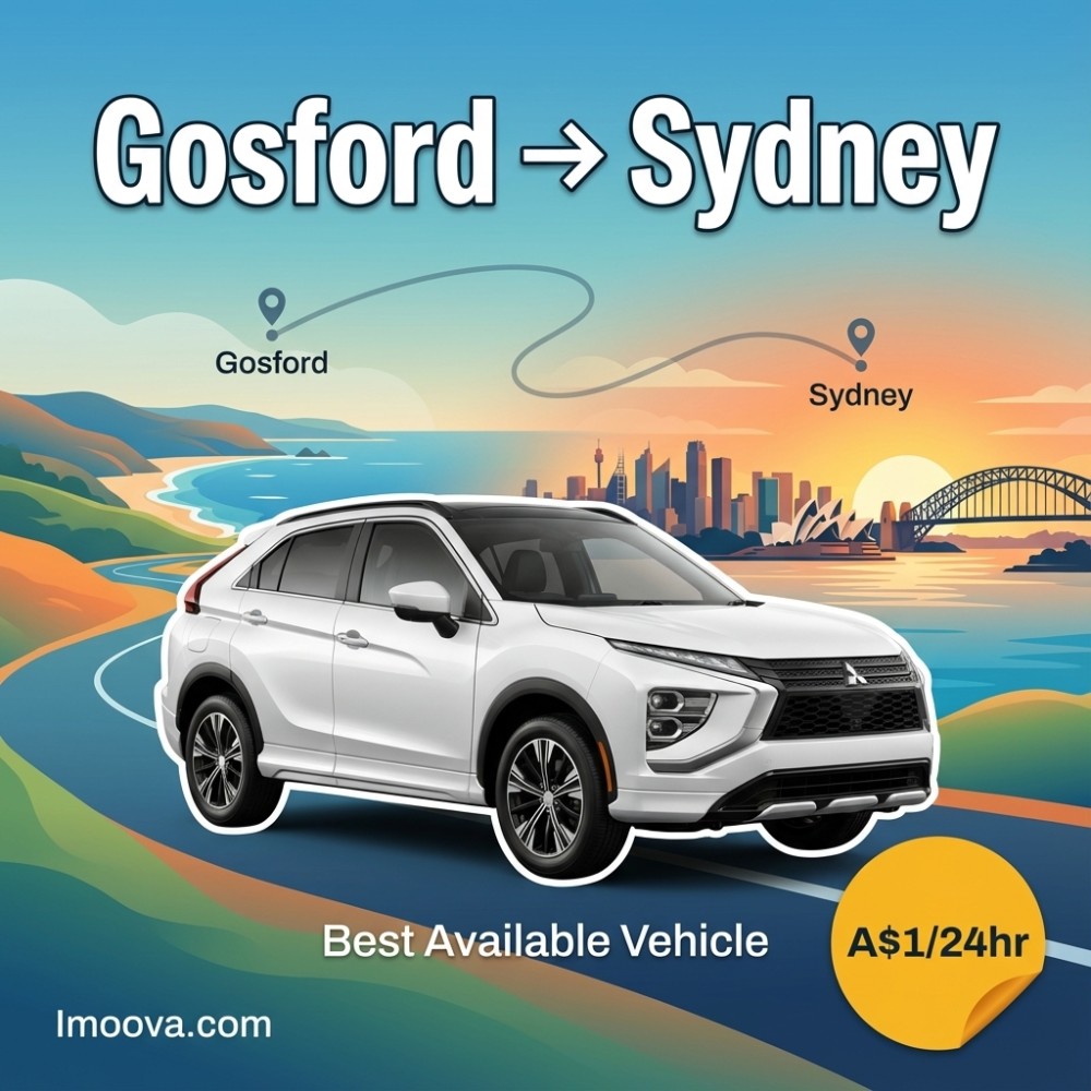 Best Available Vehicle available for relocation from Gosford to Sydney
