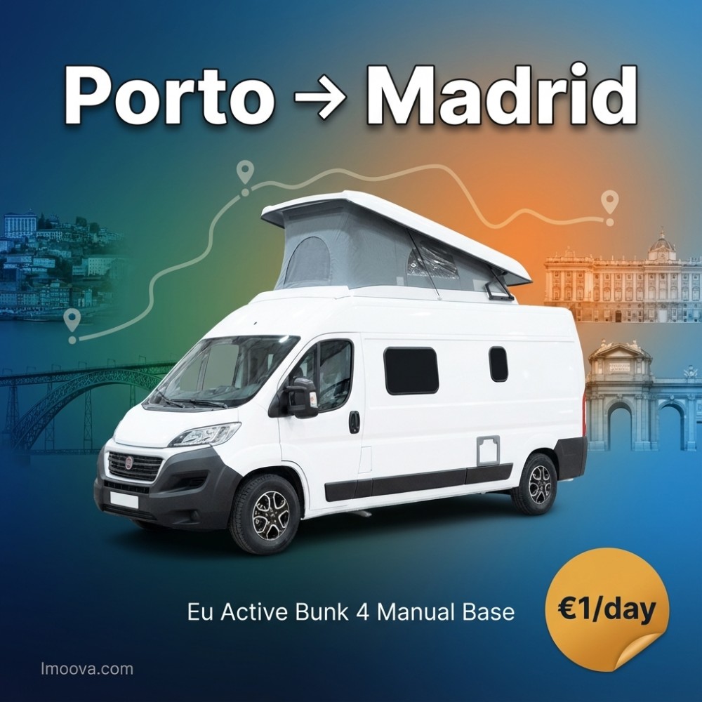 Eu Active Bunk 4 Manual Base available for relocation from Porto to Madrid
