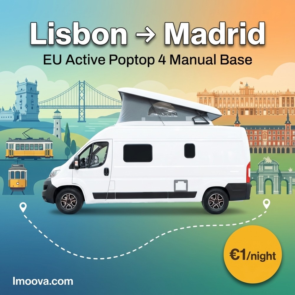 EU Active Poptop 4 Manual Base available for relocation from Lisbon to Madrid