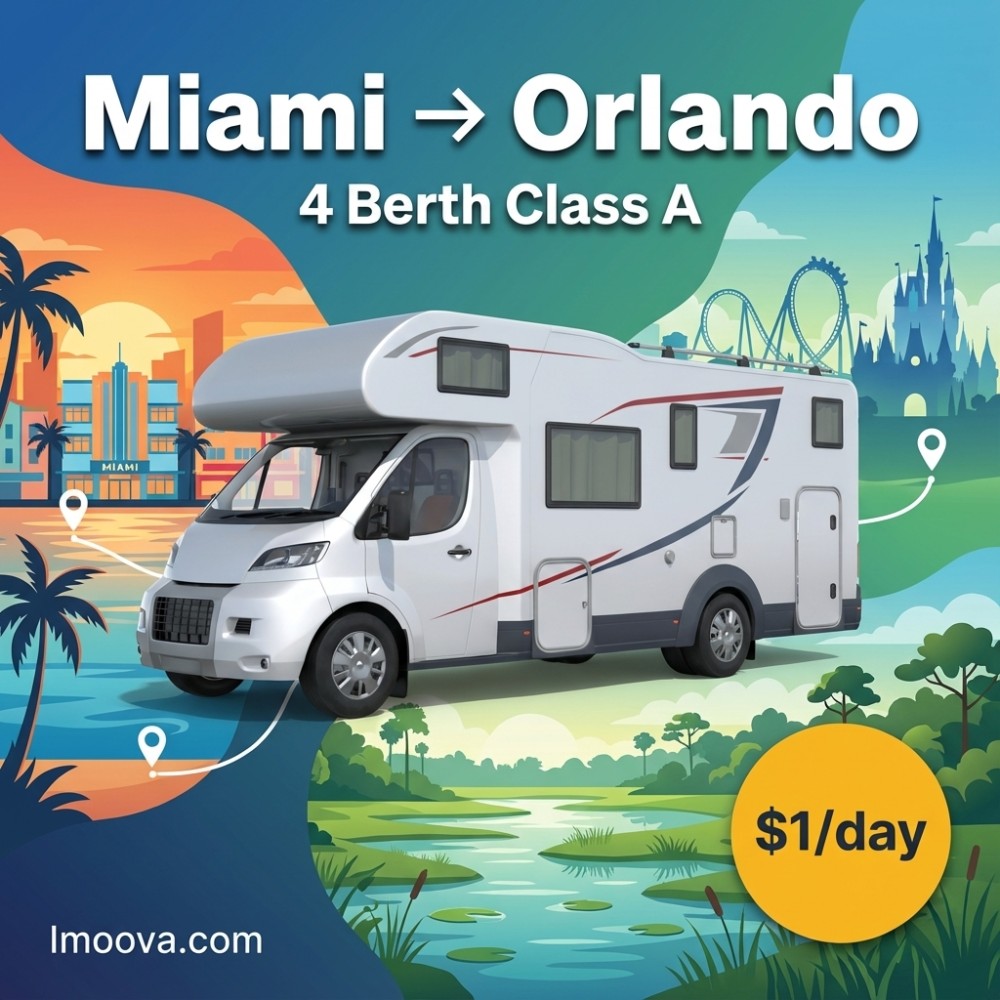 4 Berth Class A available for relocation from Miami to Orlando