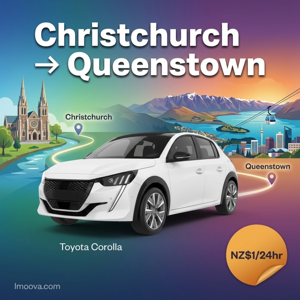 Toyota Corolla - Christchurch to Queenstown