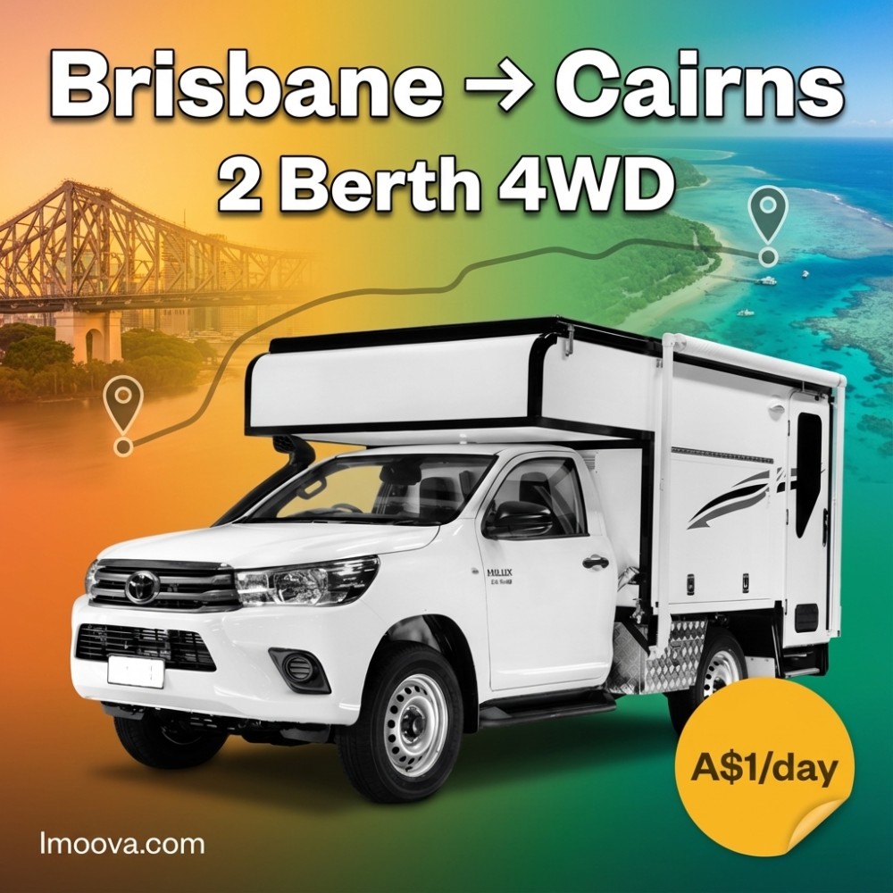 2 Berth 4WD - Brisbane to Cairns