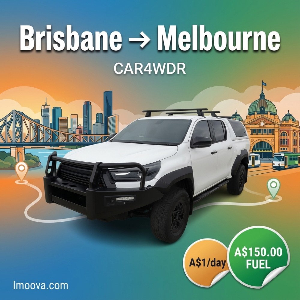 CAR4WDR - Brisbane to Melbourne