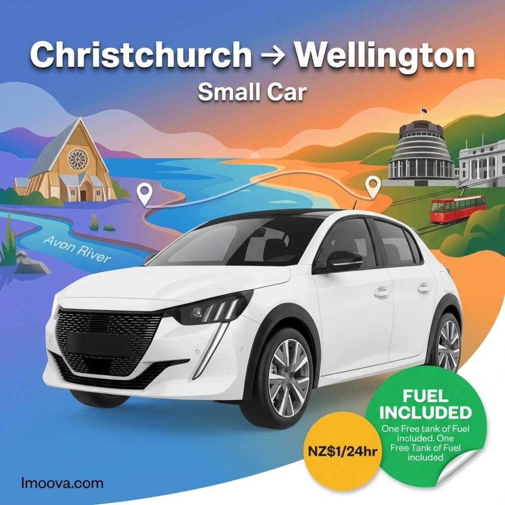 Small Car - Christchurch to Wellington