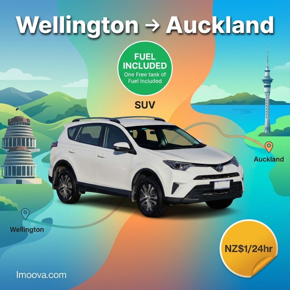 SUV - Wellington to Auckland