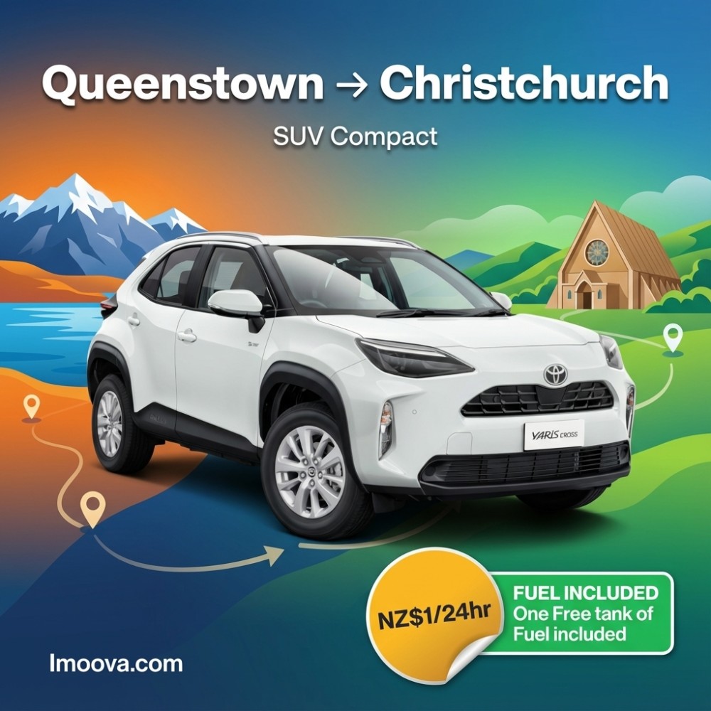 SUV Compact - Queenstown to Christchurch