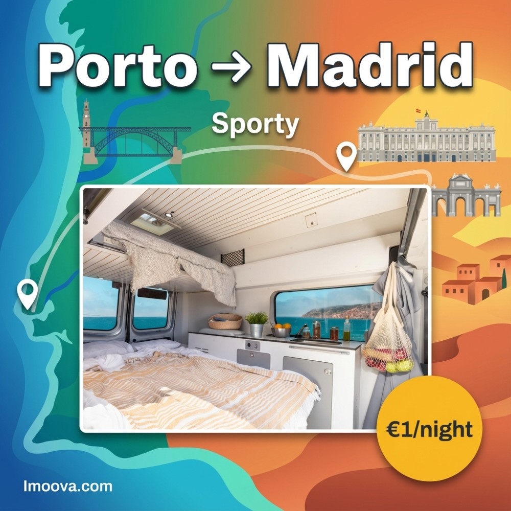 Sporty available for relocation from Porto to Madrid