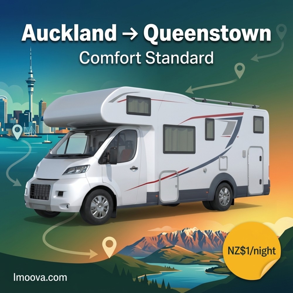 Comfort Standard - Auckland to Queenstown