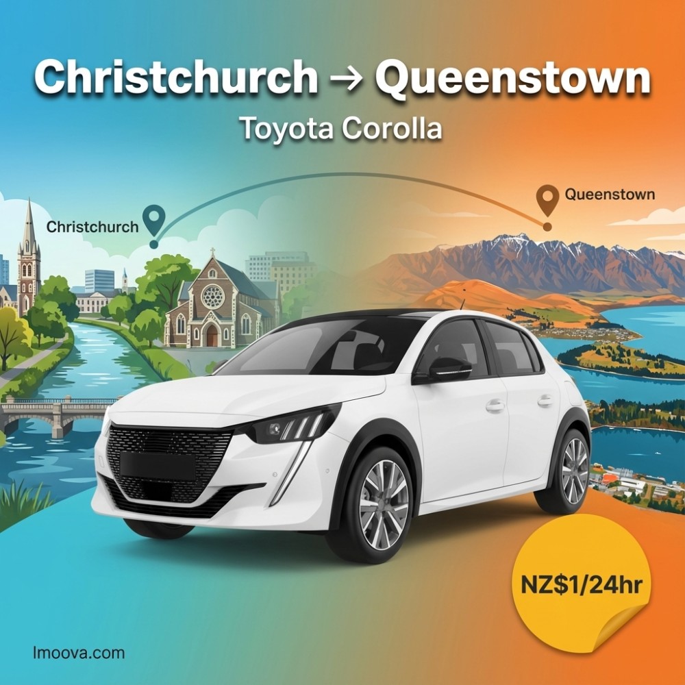 Toyota Corolla - Christchurch to Queenstown