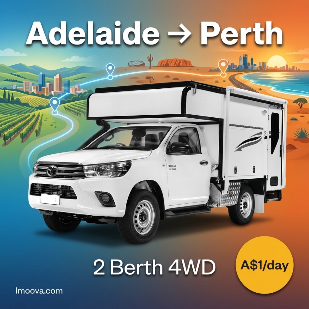 2 Berth 4WD available for relocation from Adelaide to Perth