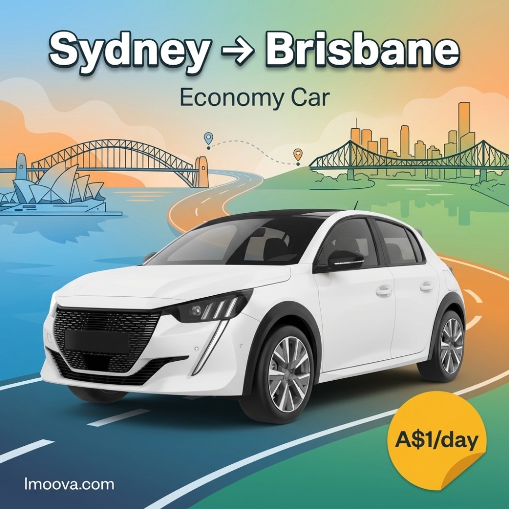 Economy Car - Sydney to Brisbane