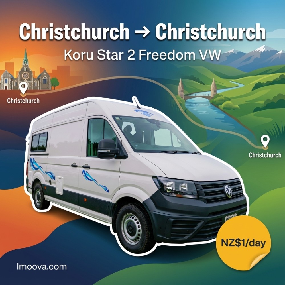 Koru Star 2 Freedom VW available for relocation from Christchurch to Christchurch
