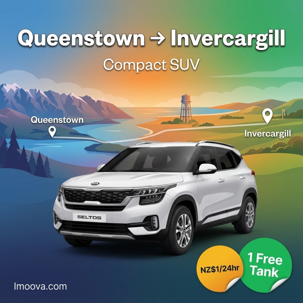 Compact SUV - Queenstown to Invercargill