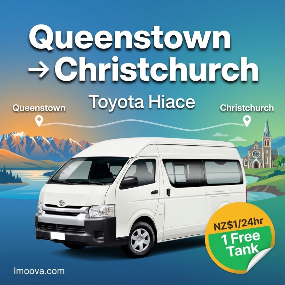 Toyota Hiace - Queenstown to Christchurch