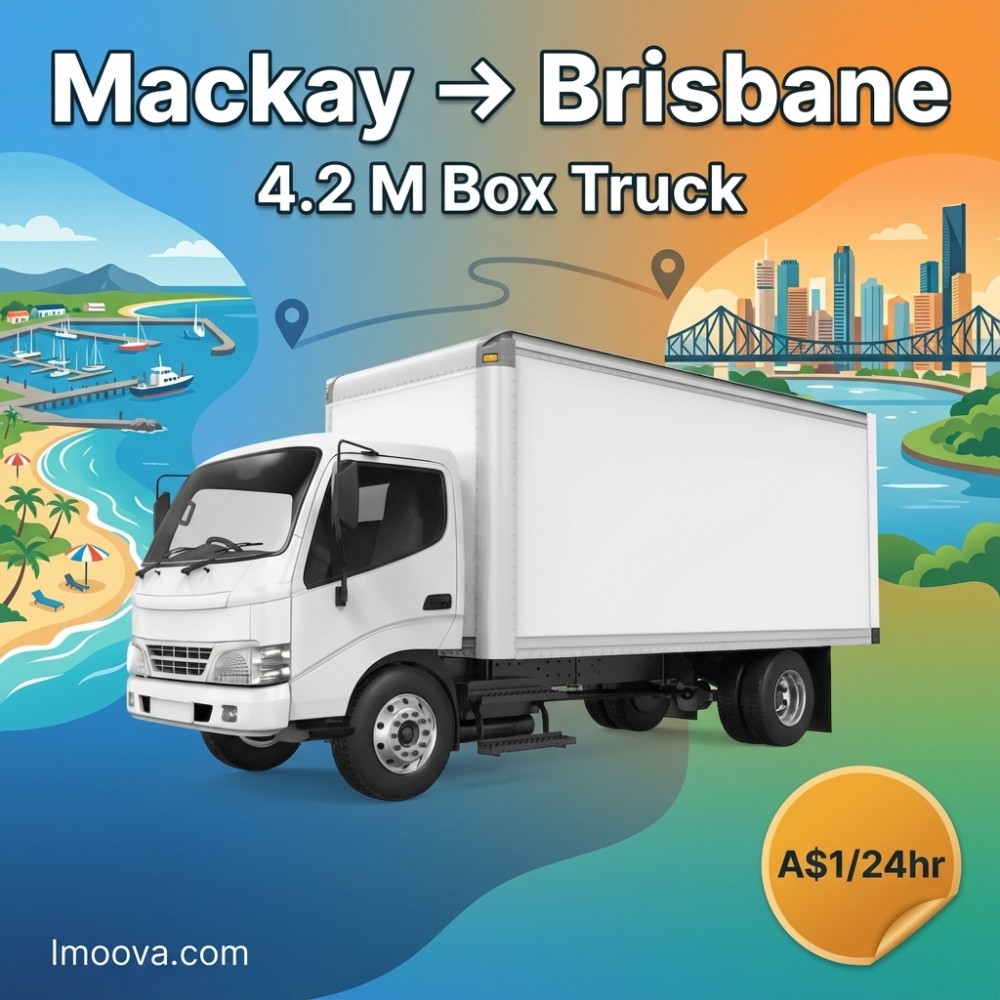 4.2 M Box Truck - Mackay to Brisbane