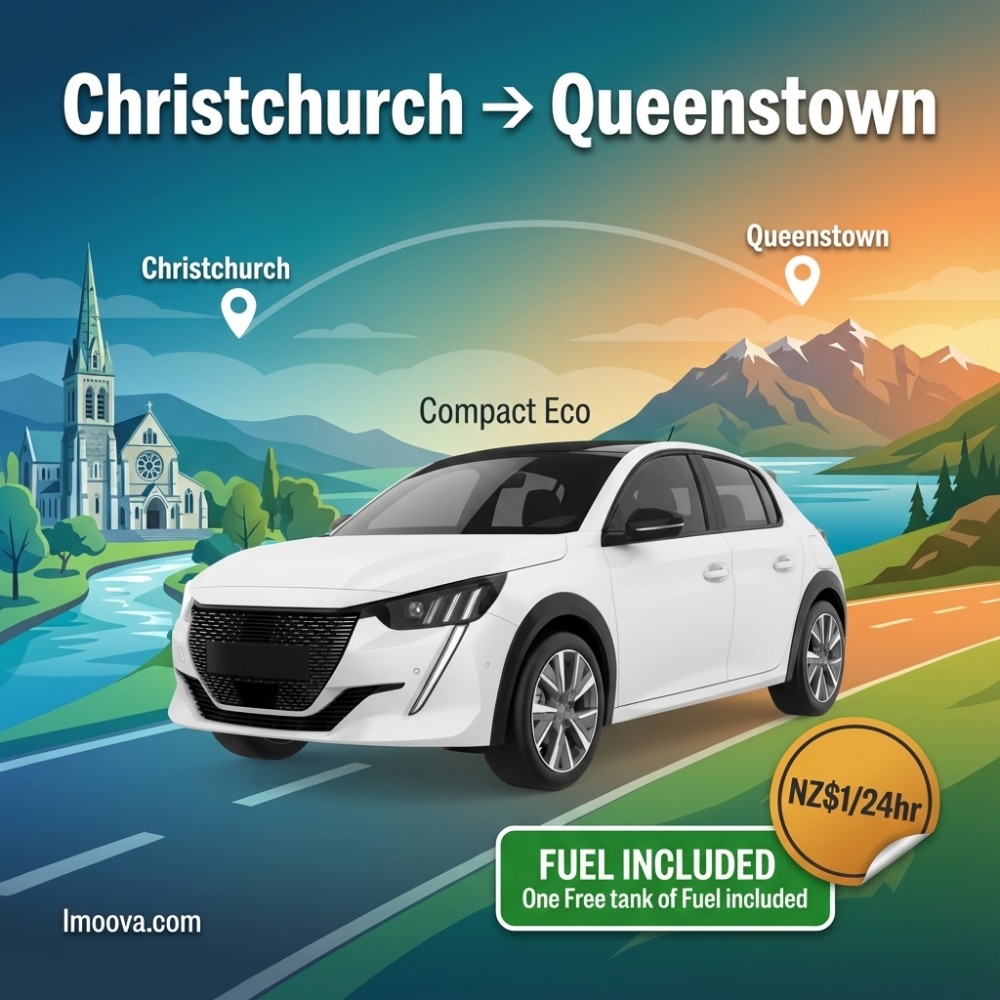 Compact Eco - Christchurch to Queenstown