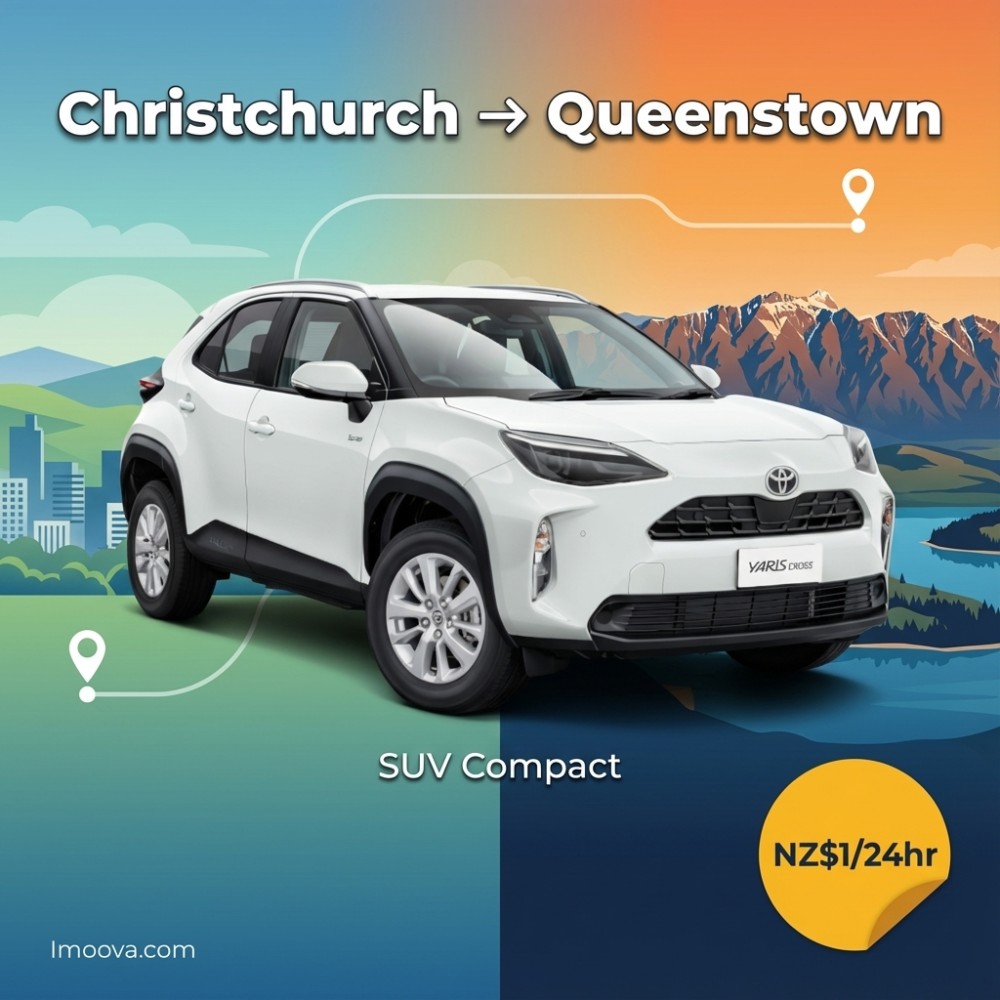 SUV Compact - Christchurch to Queenstown