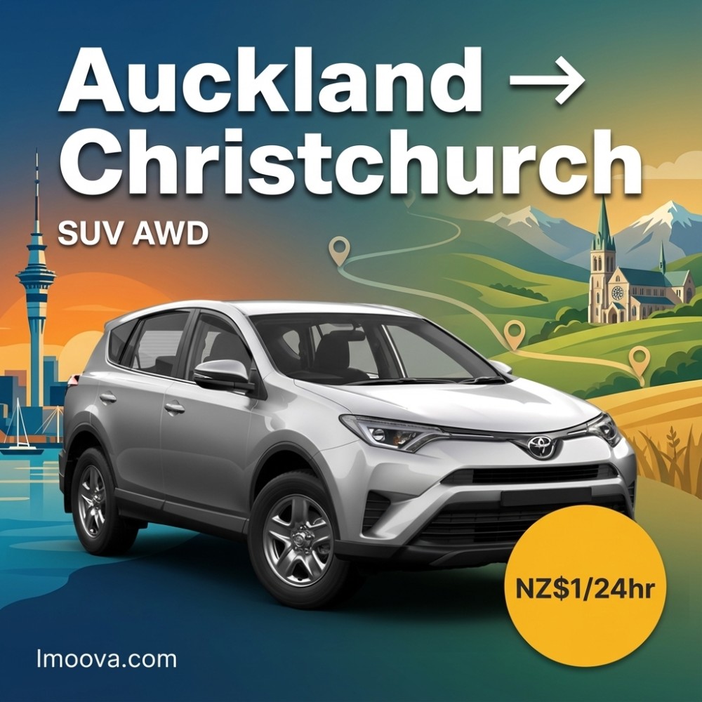 SUV AWD - Auckland to Christchurch
