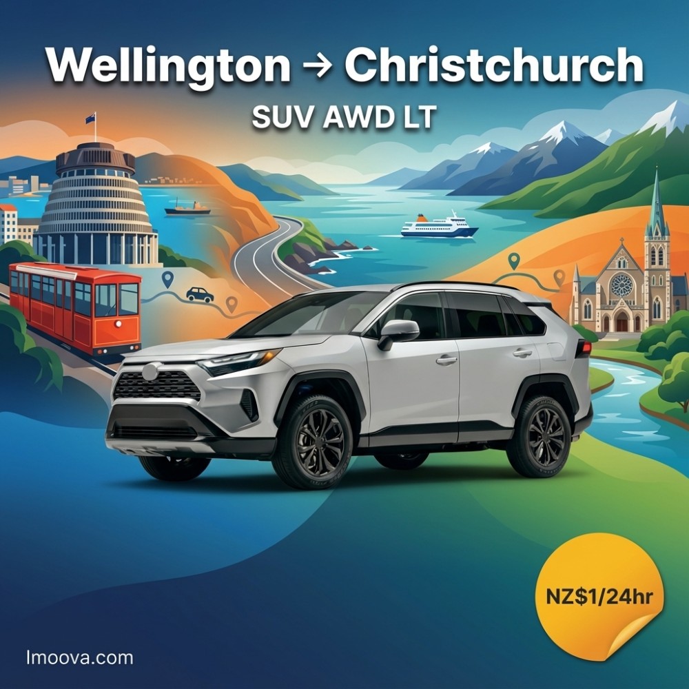 SUV AWD LT - Wellington to Christchurch