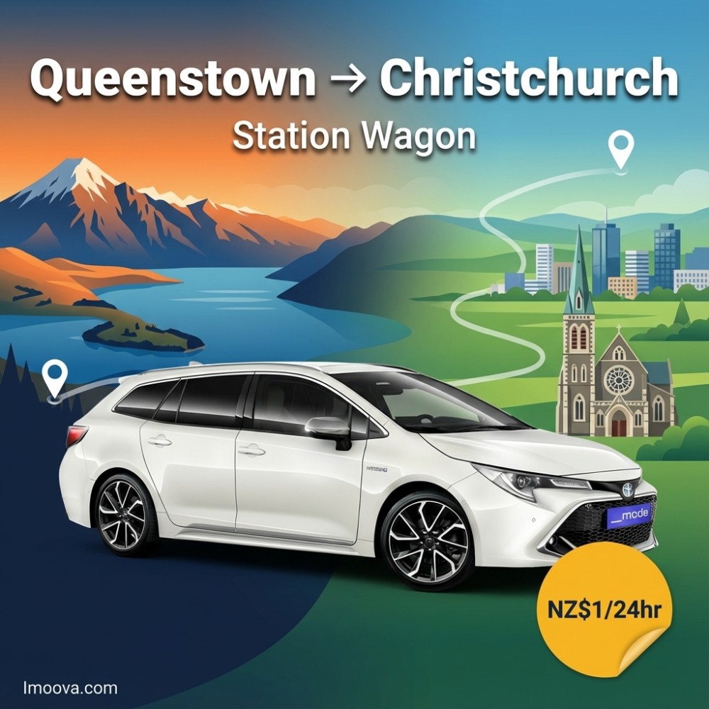 Station Wagon - Queenstown to Christchurch