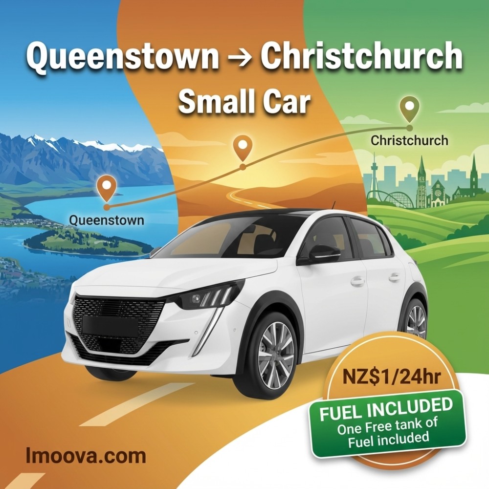 Small Car - Queenstown to Christchurch
