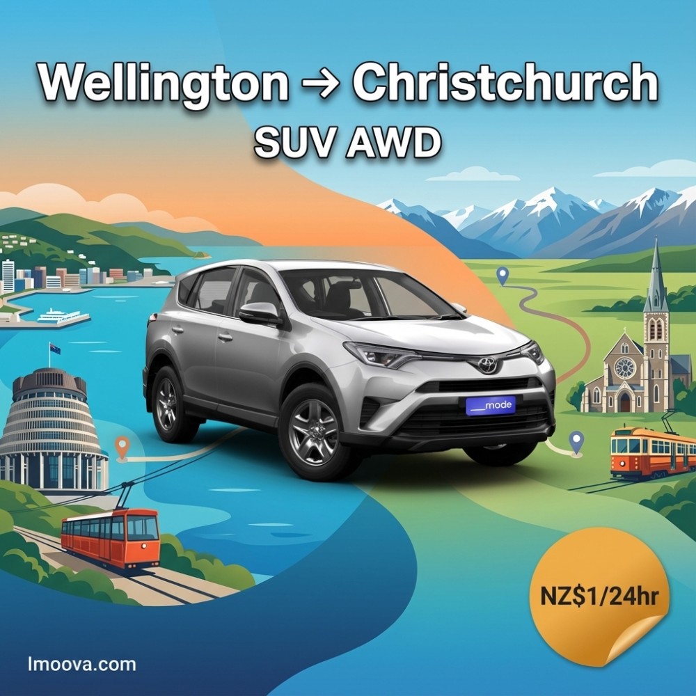SUV AWD - Wellington to Christchurch