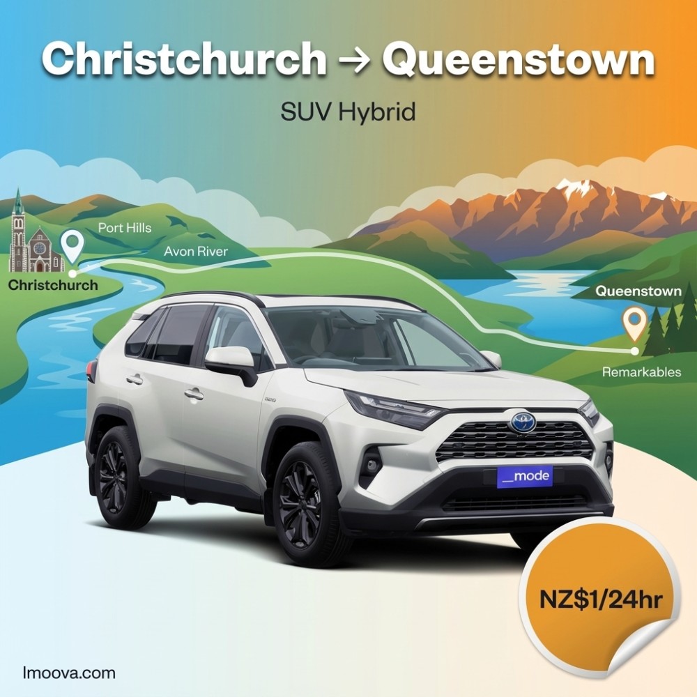 SUV Hybrid - Christchurch to Queenstown