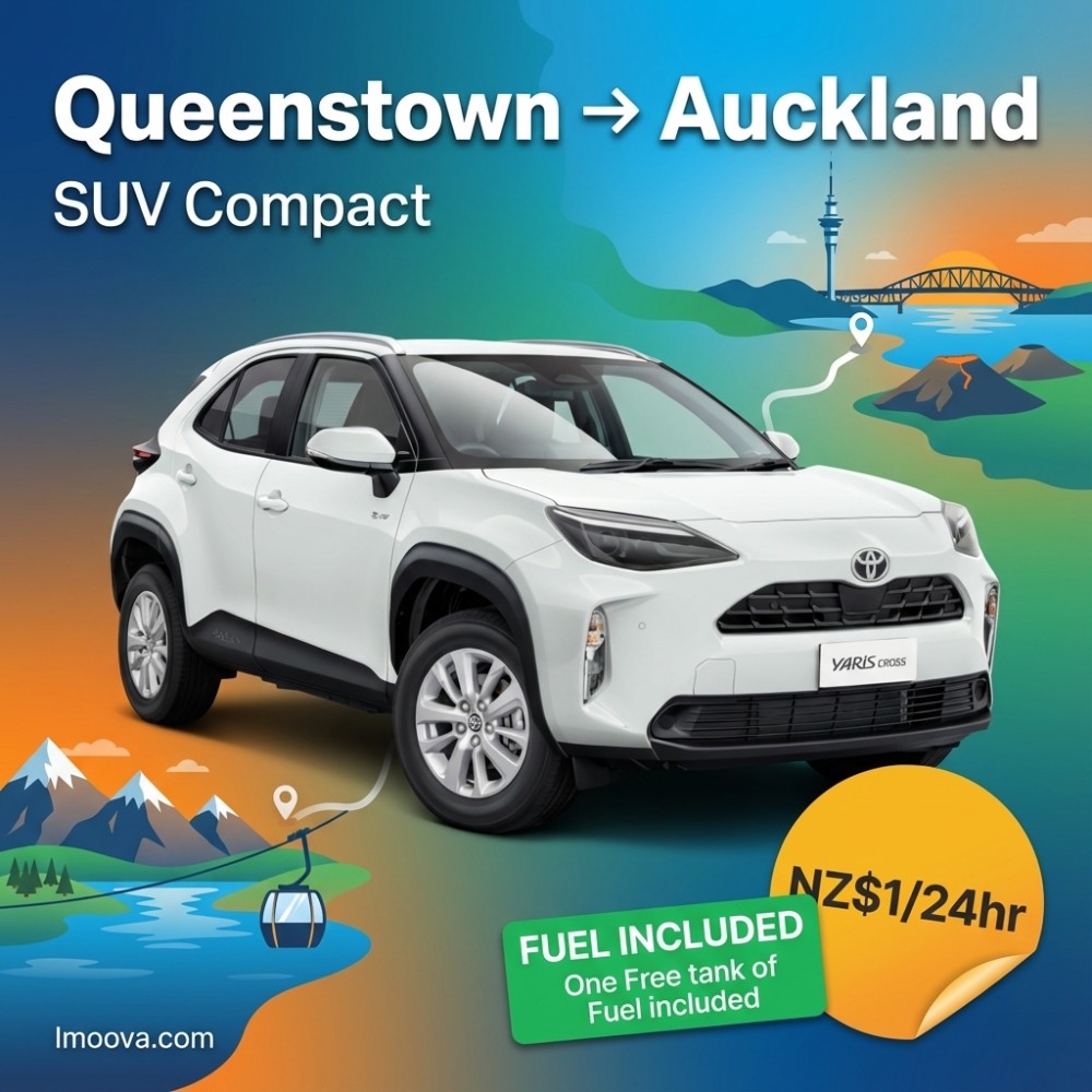 SUV Compact - Queenstown to Auckland