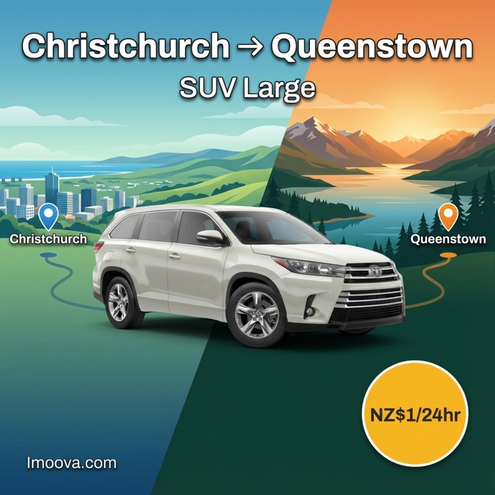 SUV Large - Christchurch to Queenstown