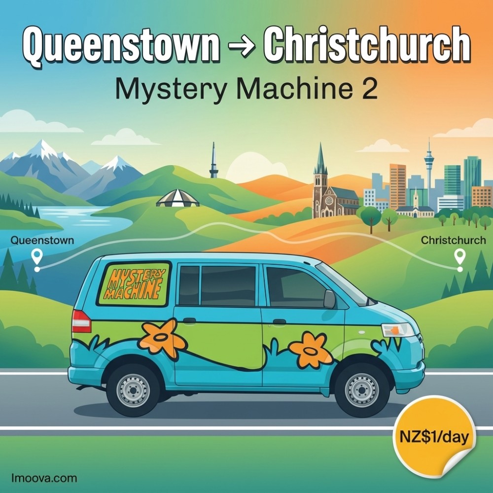 Mystery Machine 2 - Queenstown to Christchurch