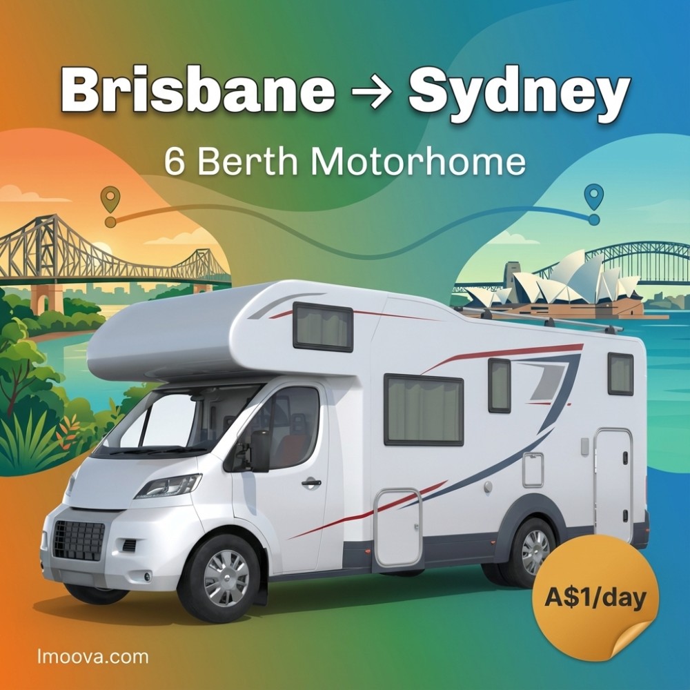 6 Berth Motorhome - Brisbane to Sydney