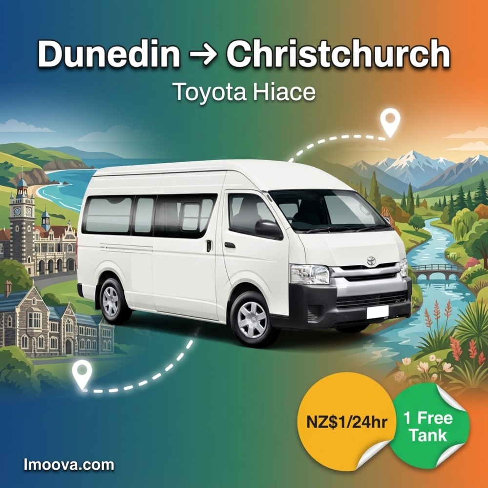 Toyota Hiace - Dunedin to Christchurch