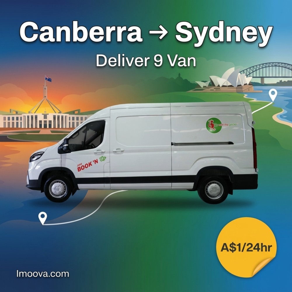 Deliver 9 Van - Canberra to Sydney