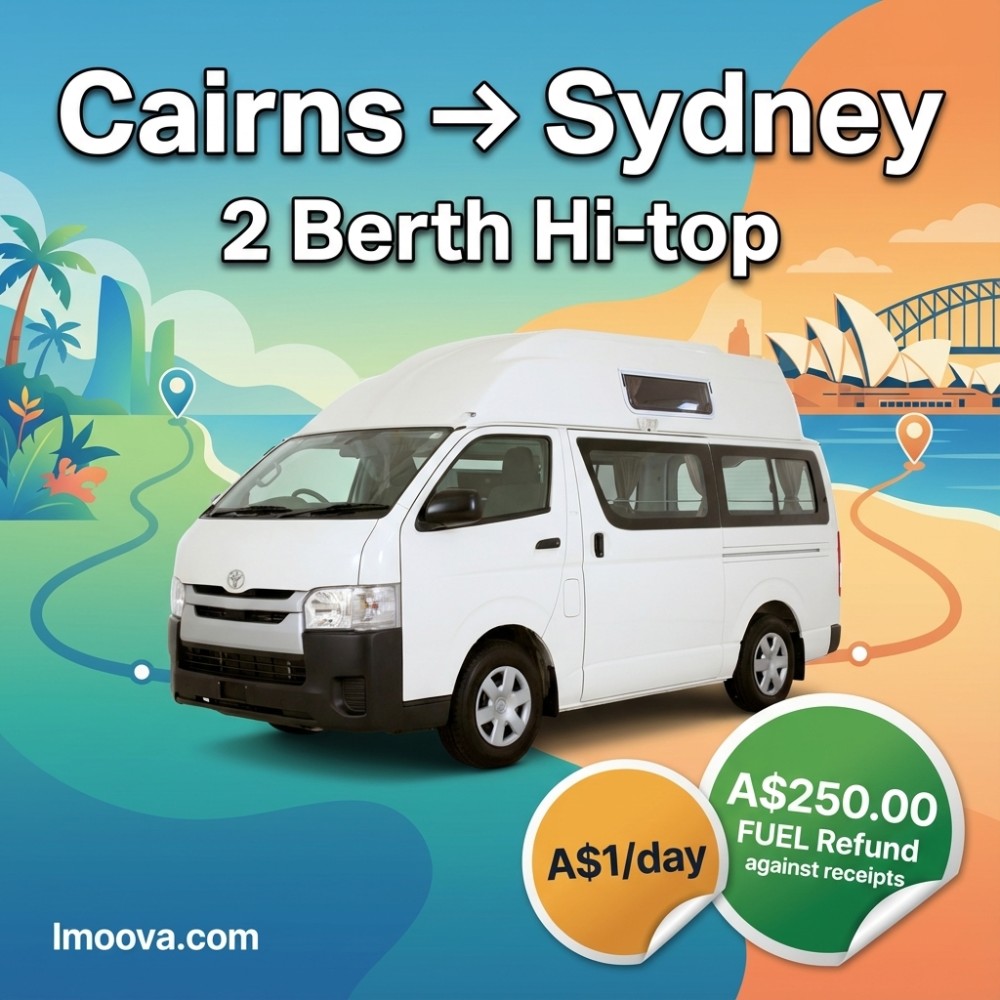 2 Berth Hi-top - Cairns to Sydney