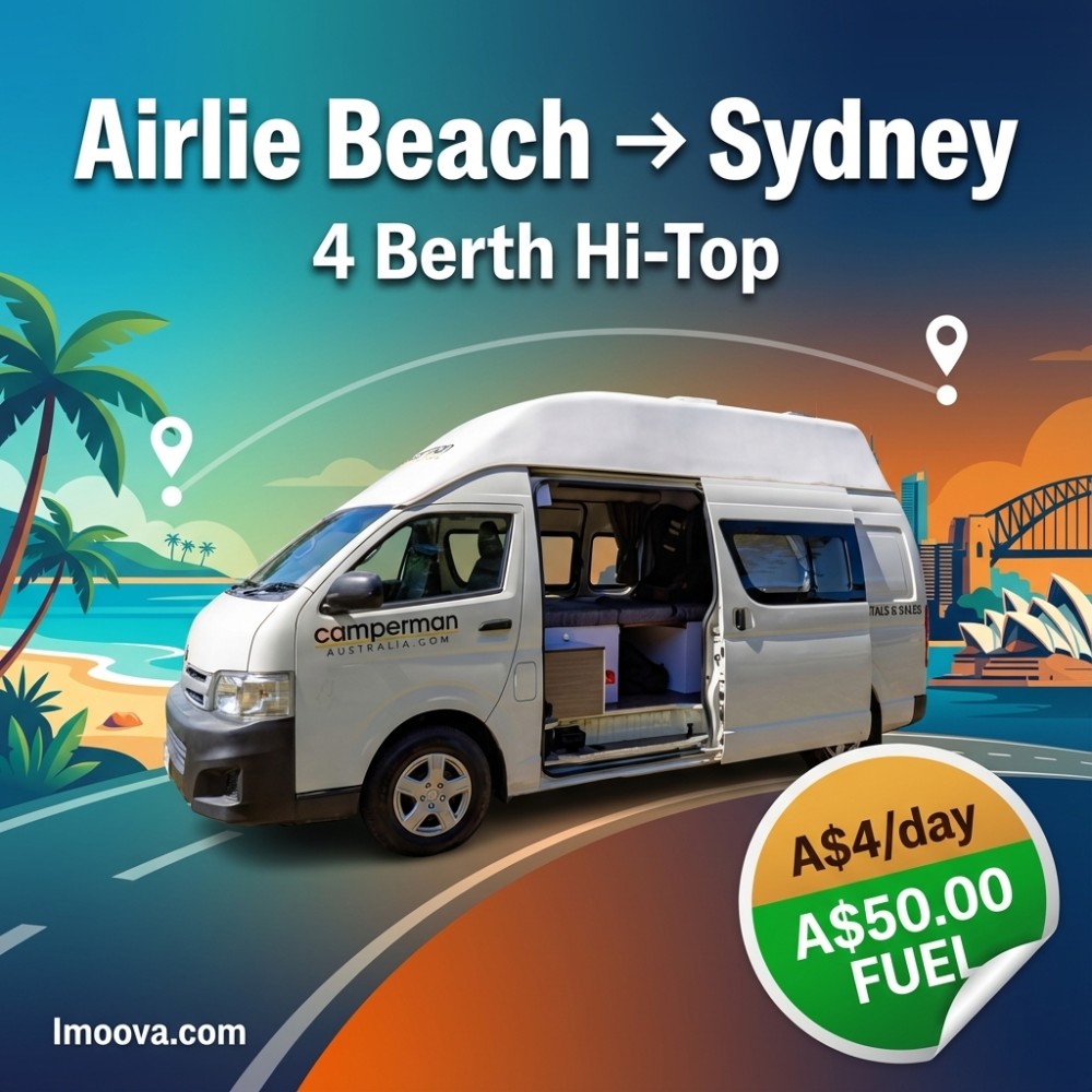 4 Berth Hi-Top - Airlie Beach to Sydney