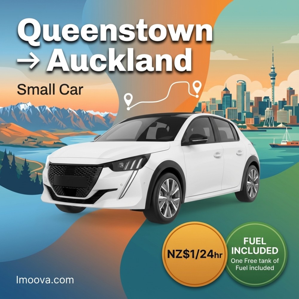 Small Car - Queenstown to Auckland