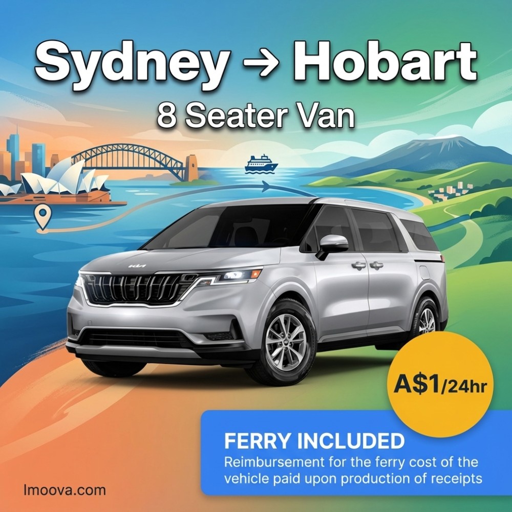 8 Seater Van - Sydney to Hobart