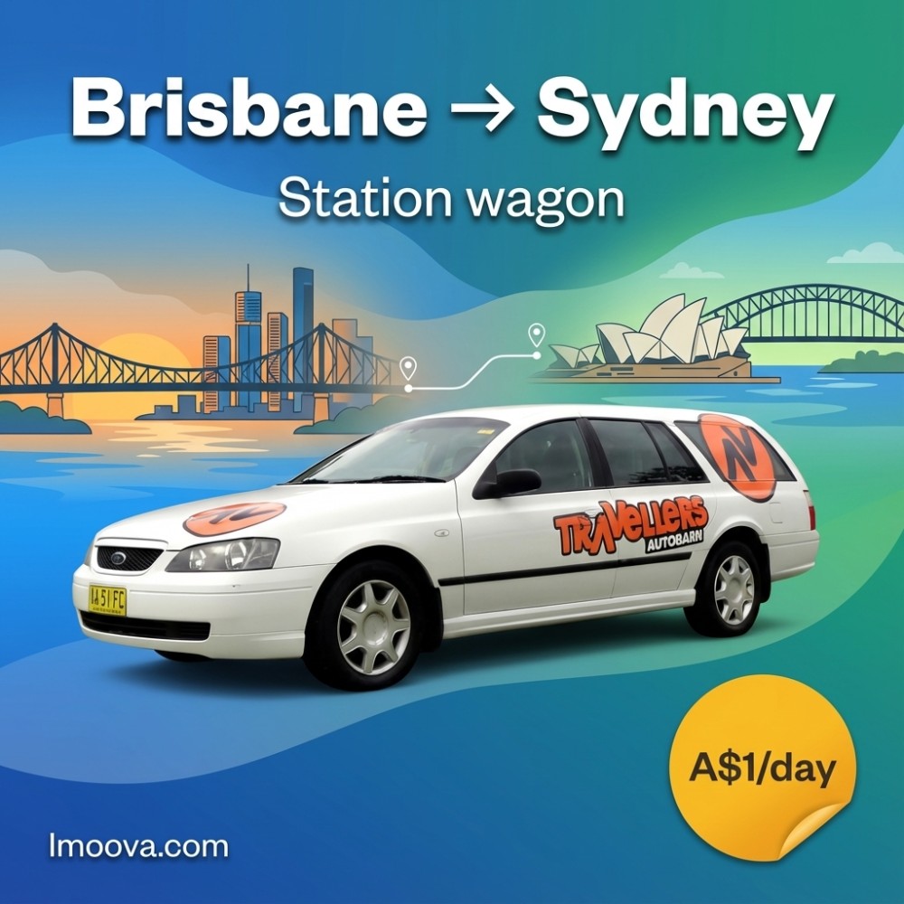 Station wagon - Brisbane to Sydney