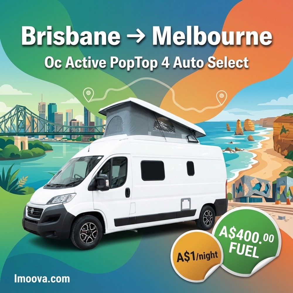 Oc Active PopTop 4 Auto Select - Brisbane to Melbourne