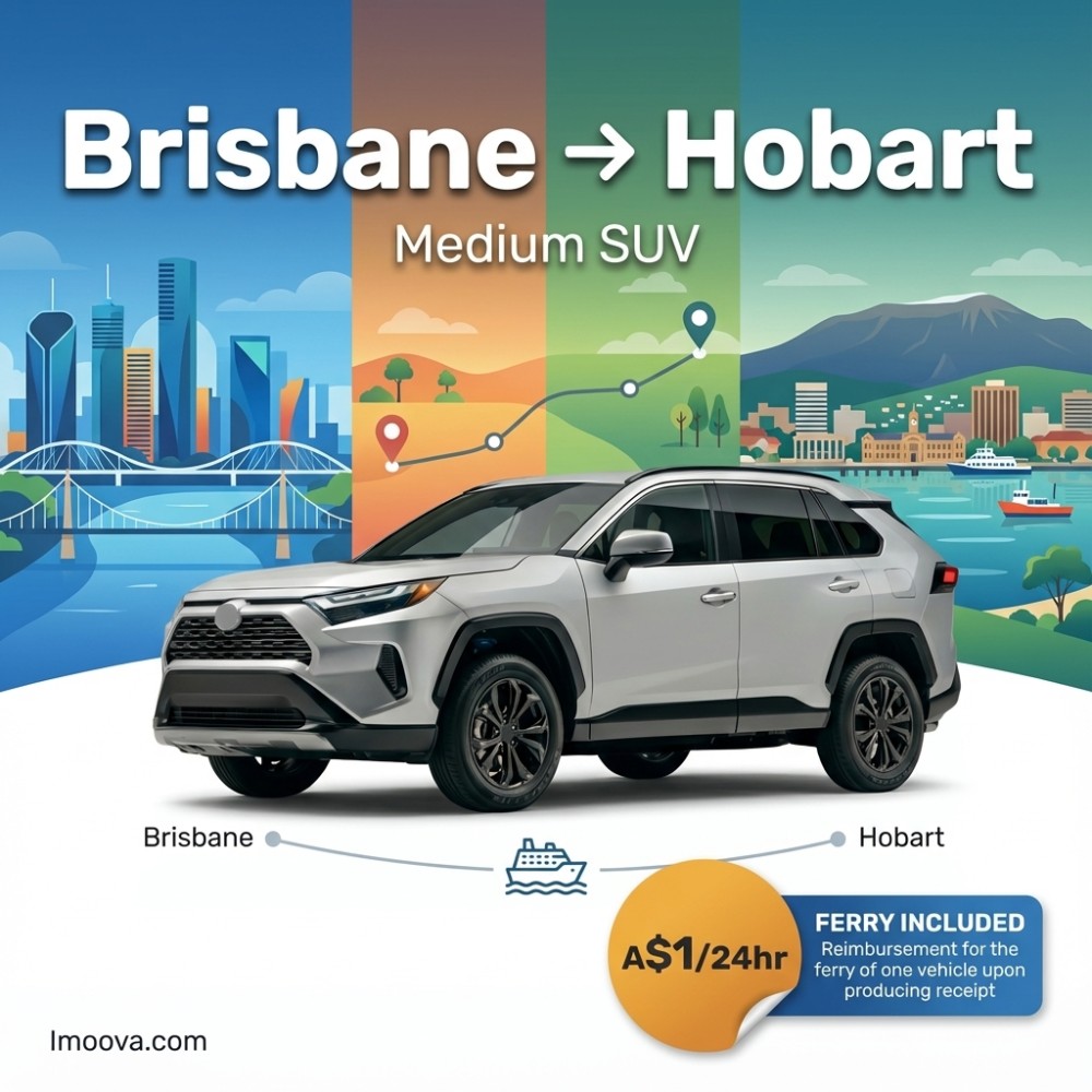Medium SUV - Brisbane to Hobart